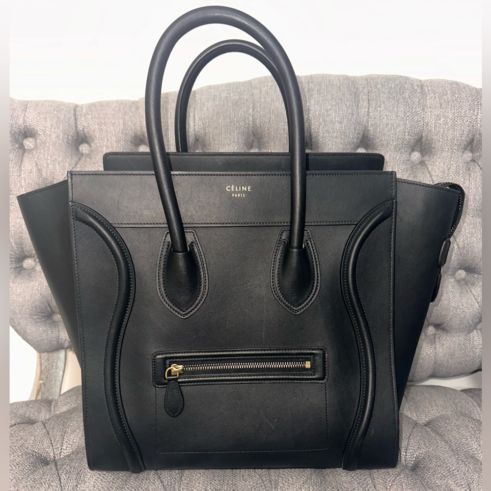 Celine Black Luggage